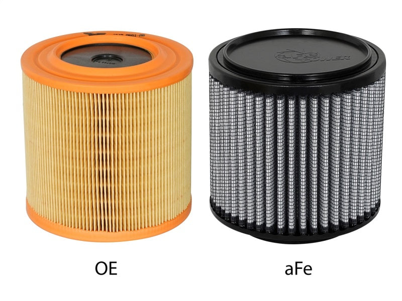 aFe MagnumFLOW OE Replacement Filter w/ Pro Dry S Media (Pair) 04-16 Aston Martin DB9 V12-6.0L Air Filters - Direct Fit aFe