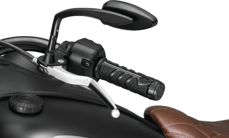 Kuryakyn Teardrop Mirrors Satin Black Rear View Mirrors Kuryakyn