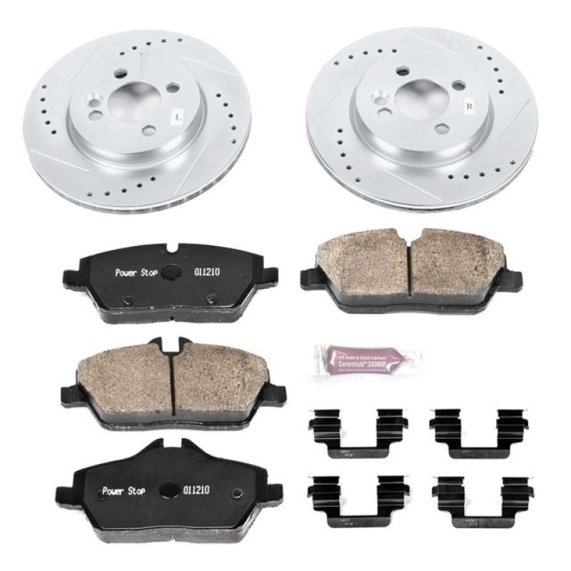 Power Stop 07-10 Mini Cooper Front Z23 Evolution Sport Brake Kit Brake Kits - Performance D&S PowerStop