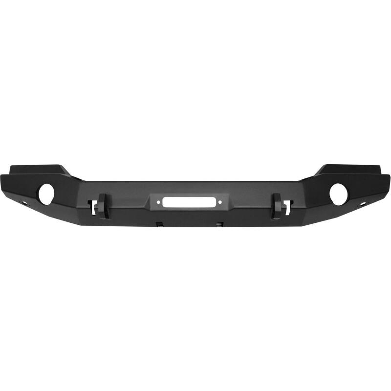 Westin 18-20 Jeep Wrangler JL WJ2 Full Width Front Bumper - Textured Black Bumpers - Steel Westin