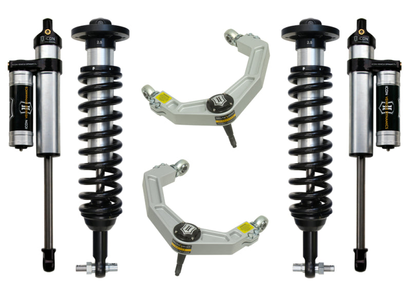 ICON 2014 Ford F-150 4WD 0-2.63in Stage 3 Suspension System w/Billet Uca Coilovers ICON