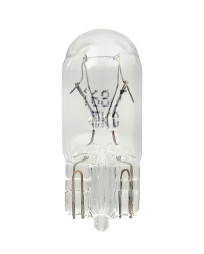 Hella Bulb 168 12V 5W 3Cp W21X95D T325 (2) Bulbs Hella