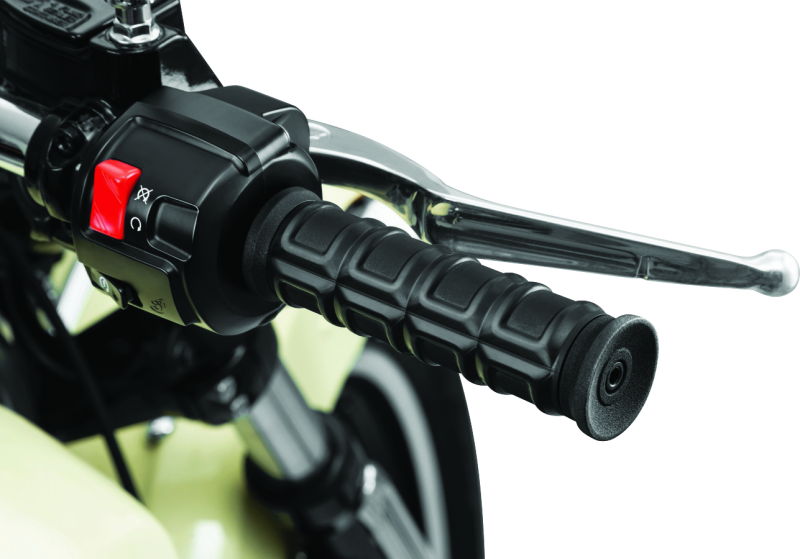 Kuryakyn Dillinger Grips 7/8in Universal Black Bolts Kuryakyn