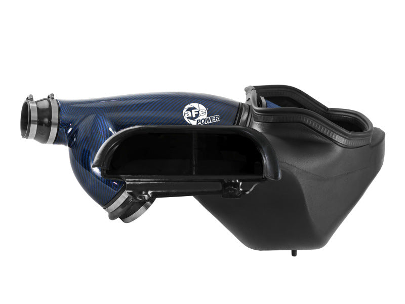 aFe 17-24 Ford F-150 Track Series Blue Kevlar Carbon Fiber C/A Intake System w/Black Pro 5R Filter Cold Air Intakes aFe
