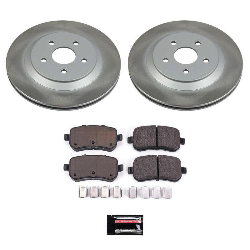 Power Stop 04-07 Mercury Monterey Rear Semi-Coated Rotor Kit Brake Kits - Performance Blank PowerStop