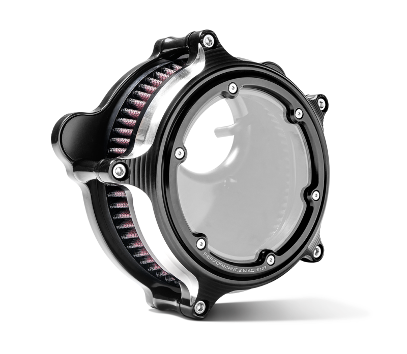 Performance Machine 23-Up CVO, 2024 Touring Vision Series Air Cleaner - Contrast Cut Air Filters - Direct Fit Performance Machine