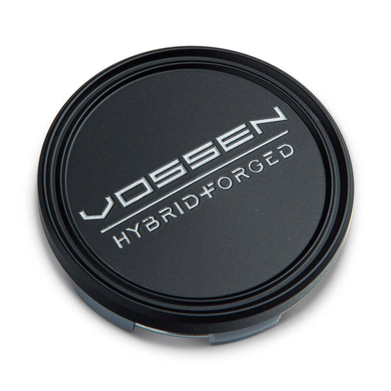 Vossen Hybrid Forged Optional Center Cap - Small - Satin Black w/ Machined Lettering Wheel Center Caps Vossen