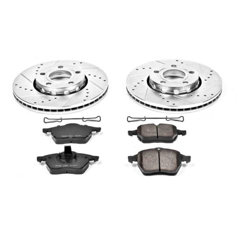 Power Stop 96-98 Audi A4 Front Z23 Evolution Sport Brake Kit Brake Kits - Performance D&S PowerStop