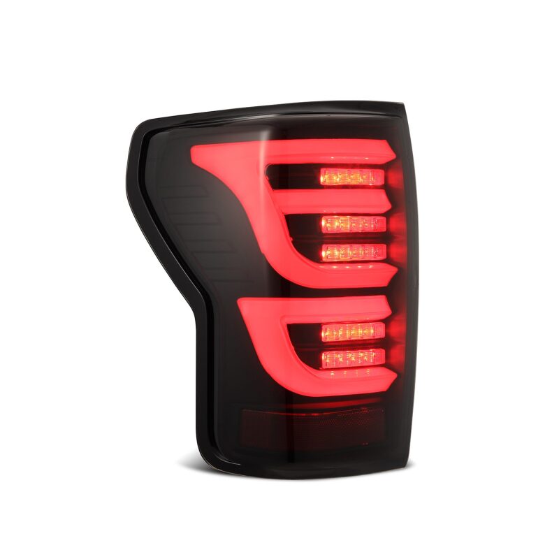 AlphaRex 07-13 Toyota Tundra LUXX-Series LED Tail Lights Black Tail Lights AlphaRex