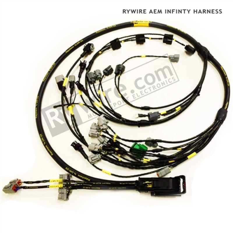 Rywire Honda K-Series AEM Infinity MS Eng Harn w/K20 Coils/02-04 Speed Sensor/EV14 Inj (Adapter Req) Wiring Harnesses Rywire