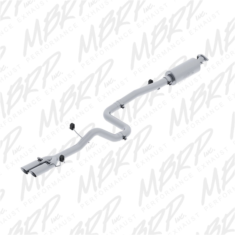 MBRP 14-19 Ford Fiesta ST 1.6L EcoBoost 3in Dual Outlet Alum Cat Back Catback MBRP