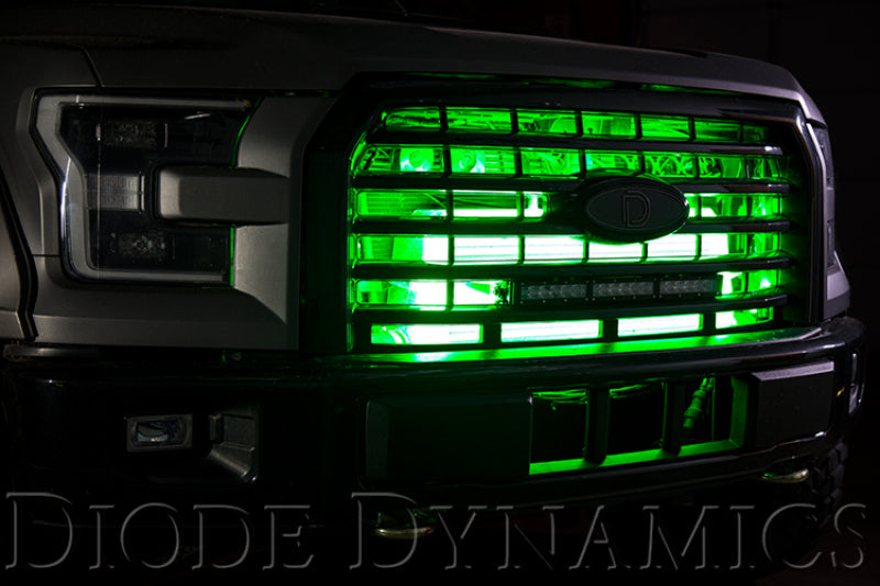 Diode Dynamics RGBW Grille Strip Kit 4pc Multicolor Light Strip LED Diode Dynamics