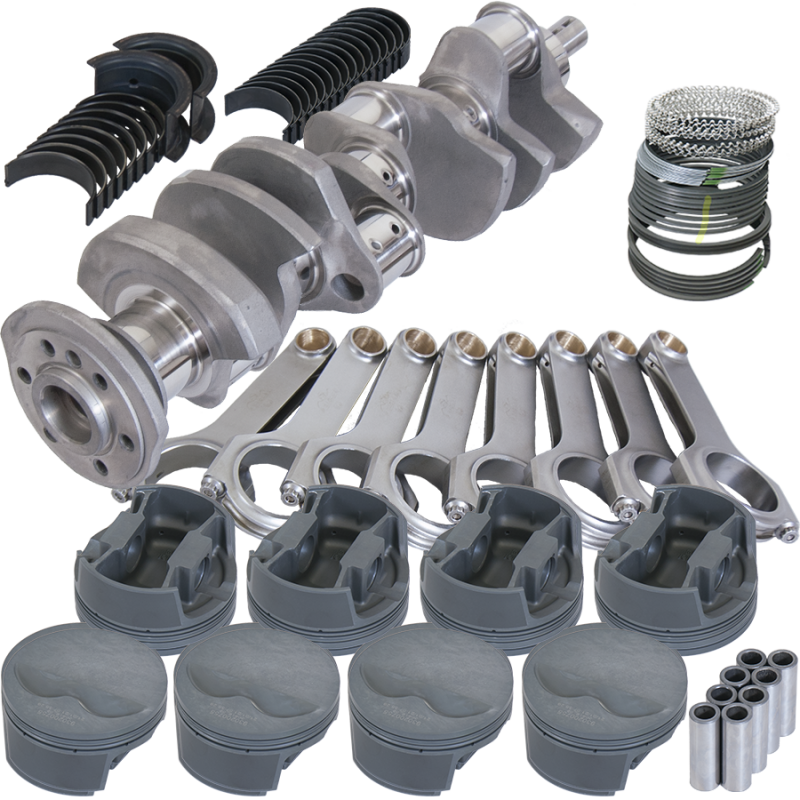 Eagle Chevy 400 3.750in Crank 6.000in H-Beam -5cc Flat Top 4.165in Pistons Rotating Assembly Rotating Assemblies Eagle