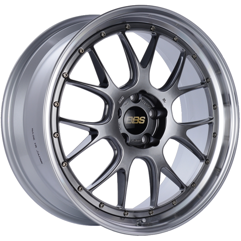 BBS LM-R 21x9 5x120 ET32 Diamond Black Center Diamond Cut Lip Wheel -82mm PFS/Clip Required Wheels - Forged BBS