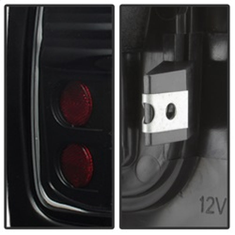 xTune Dodge Ram 1500 94-01 / Ram 2500/3500 94-02 LED Tail Lights Black ALT-ON-DRAM94-LED-BK Tail Lights SPYDER