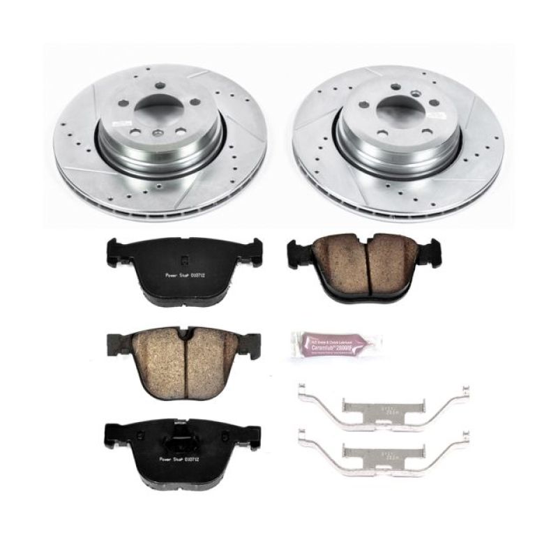 Power Stop 06-08 BMW 750i Rear Z23 Evolution Sport Brake Kit Brake Kits - Performance D&S PowerStop