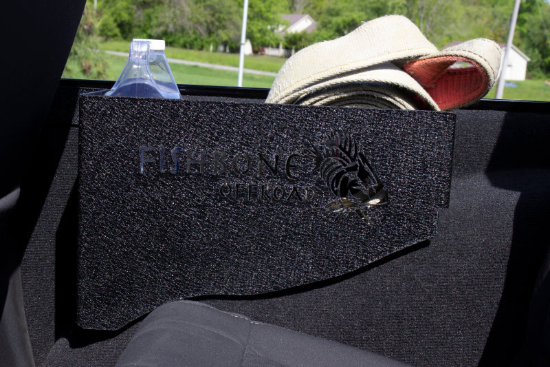 Fishbone Offroad 07-18 Jeep Wrangler JK 2-Door Wheel Well Storage Bins Storage Racks Fishbone Offroad