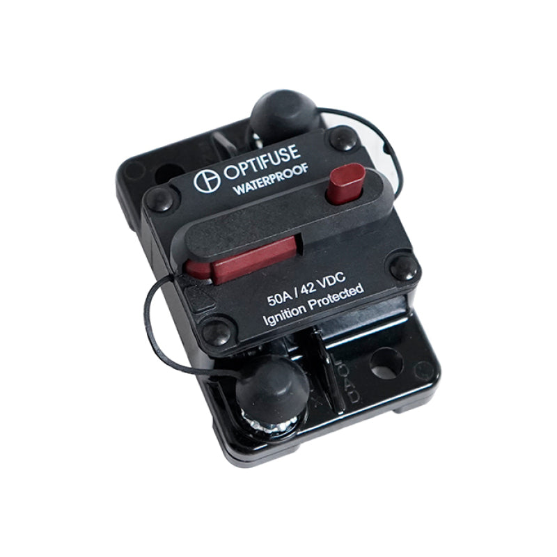 Nitrous Express Surface Mount Manual Reset 50A 42 VDC Circuit Breaker Relays Nitrous Express