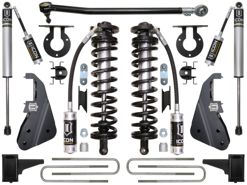 ICON 2017+ Ford F-250/F-350 4-5.5in Stage 1 Coilover Conversion System Coilover Components ICON