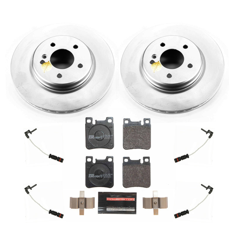 Power Stop 98-00 Mercedes-Benz C43 AMG Rear Euro-Stop Brake Kit Brake Kits - OE PowerStop