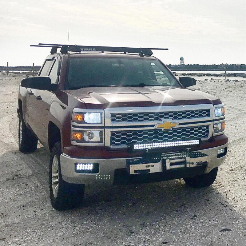 Westin 2014-2017 Chevrolet Silverado 1500 MAX Winch Tray Face Plate - SS Winch Mounts Westin