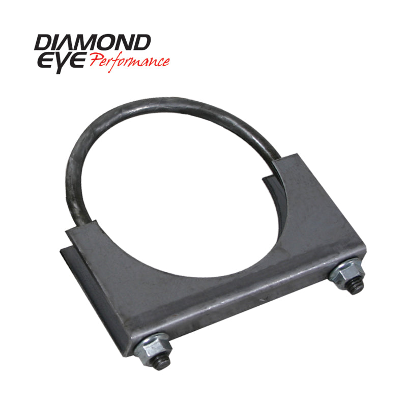 Diamond Eye CLAMP 3-1/2in 3/8in U-BOLT 11 GAUGE SADDLE HEAVY DUTY Clamps Diamond Eye Performance