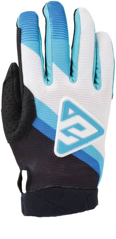 Answer 25 Peak Flo Gloves Black/Blue/White Youth - XL Gloves Answer