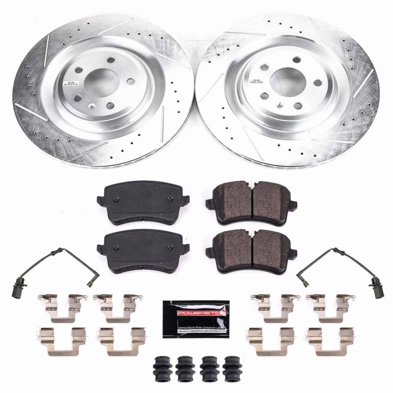 Power Stop 2018 Audi S8 Rear Z23 Evolution Sport Brake Kit Brake Kits - Performance D&S PowerStop