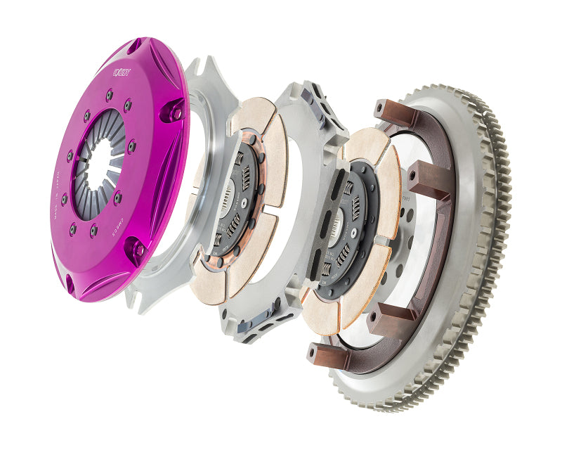 Exedy 2010-2012 Hyundai Genesis Coupe L4 Hyper Twin Cerametallic Clutch Sprung Center Disc Clutch Kits - Multi Exedy