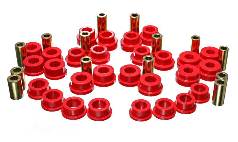 Energy Suspension 13 Scion FR-S / Subaru BRZ Red Front Control Arm Bushing Set Bushing Kits Energy Suspension