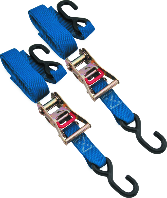 BikeMaster Tiedown 1-1/2 Ratched - Blue Cargo Tie-Downs BikeMaster