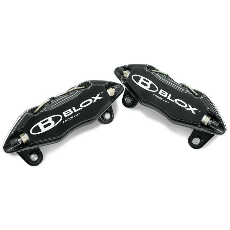 BLOX Racing Forged 4 Piston Calipers - Pair (Fits Honda/Acura 262mm Rotors) Big Brake Kits BLOX Racing
