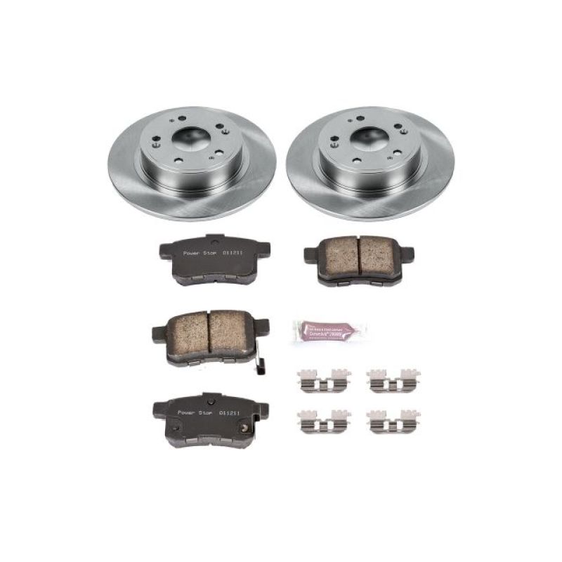 Power Stop 09-10 Acura TSX Rear Autospecialty Brake Kit Brake Kits - OE PowerStop