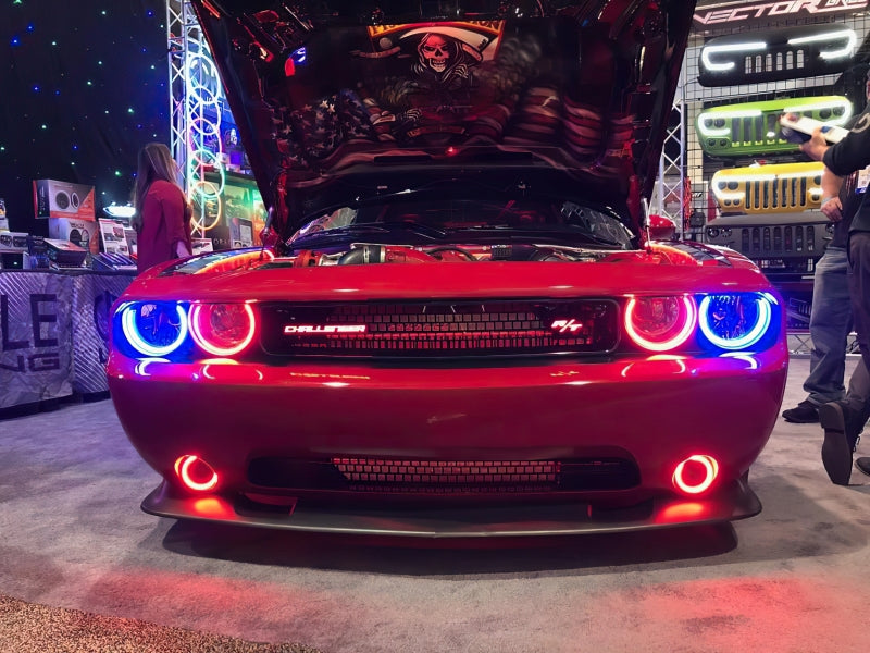 Oracle 0814 Dodge Challenger Dynamic Surface Mount Headlight/Fog Light Halo Kit COMBO Fog Lights ORACLE Lighting