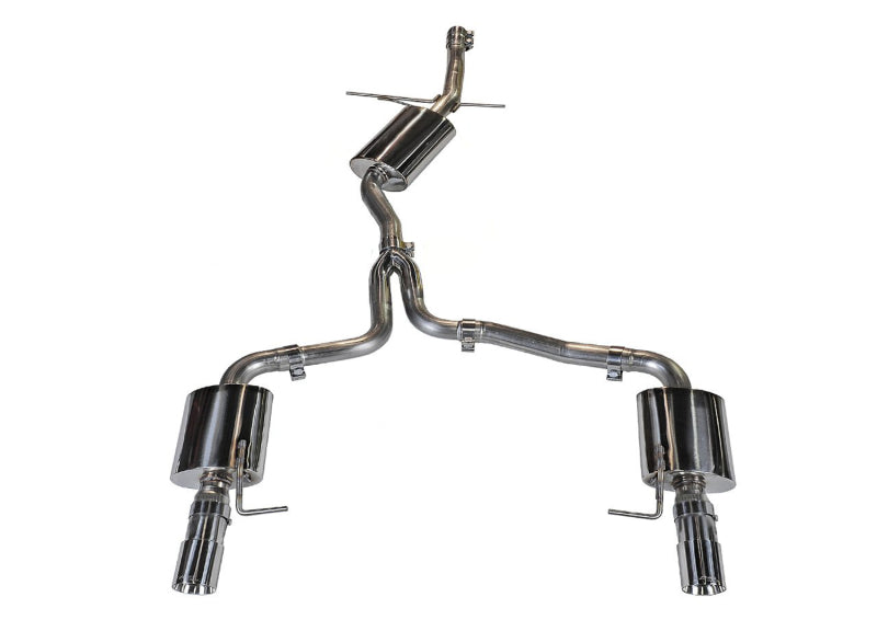 AWE Tuning Audi B8 A4 Touring Edition Exhaust - Dual Outlet Polished Silver Tips Catback AWE Tuning