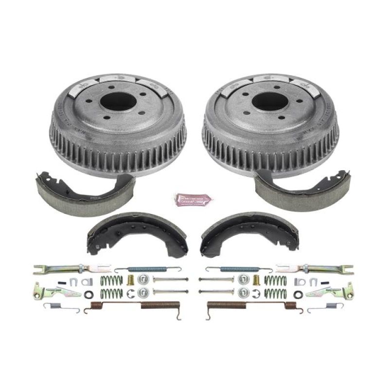 Power Stop 96-00 Chevrolet Tahoe 2WD Rear Autospecialty Drum Kit Brake Drums PowerStop