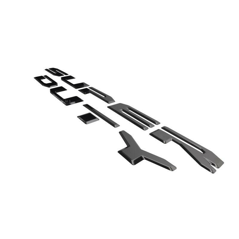 Putco 20-22 Ford Super Duty Letters Tailgate/Rear Ford Lettering Emblems (Stamped/ Black Platinum) Exterior Trim Putco