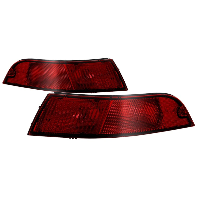 Spyder Porsche 993 1995-1998 OEM Tail Light - Red Smoke Tail Lights SPYDER