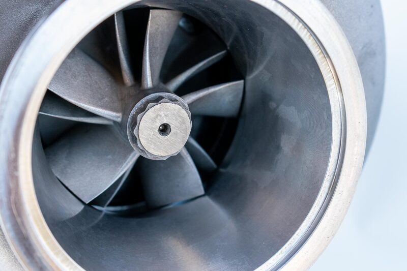 Forced Performance Mitsubishi Evo 9 Green XR57SR Turbo Journal Brg MHI 10.5CM Turbine Hsg w/o WG Turbochargers Forced Performance