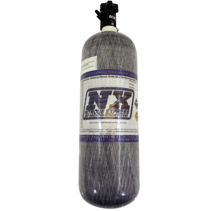 Nitrous Express Composite Bottle w/Lightning 500 Valve (6.79 Dia x 23.25 Tall) Nitrous Bottles Nitrous Express