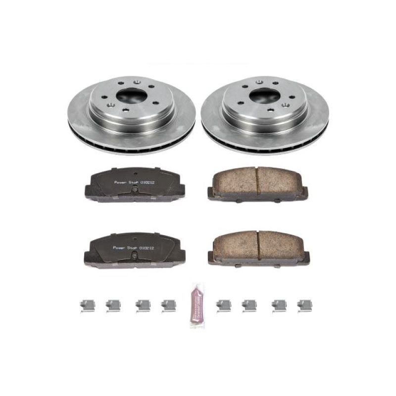 Power Stop 86-91 Mazda RX-7 Rear Autospecialty Brake Kit Brake Kits - OE PowerStop