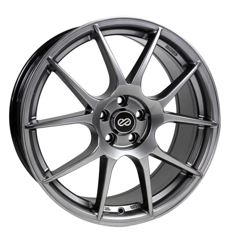 Enkei YS5 18x8 5x100 45mm offset 72.6mm Bore Hyper Black Wheels - Cast Enkei