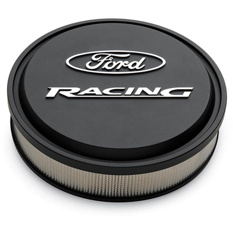 Ford Racing Black Slant Edge Air Cleaner Assembly Air Filters - Universal Fit Ford Racing