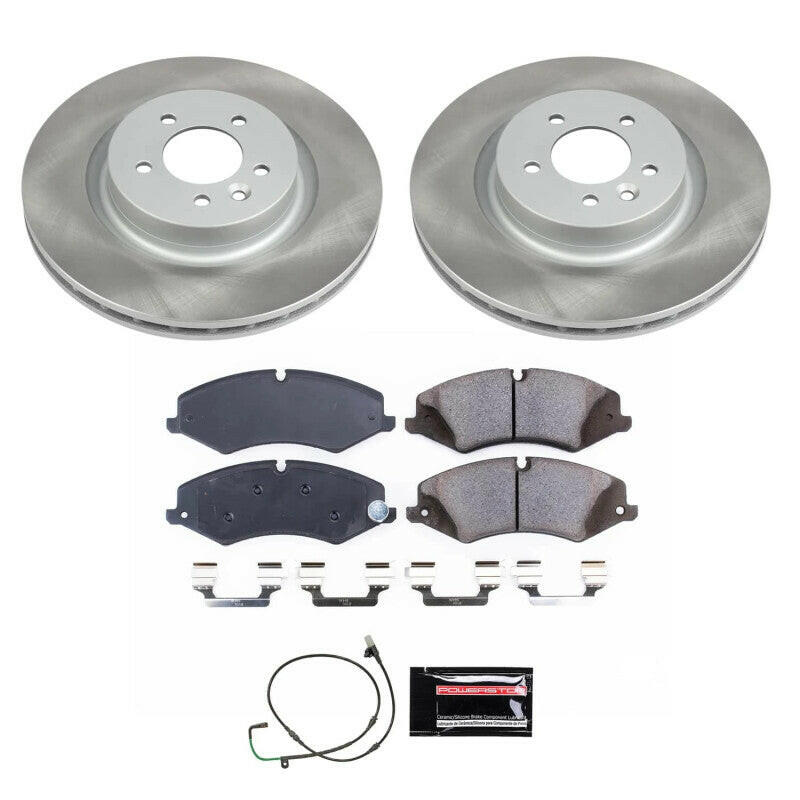 Power Stop 11-16 Land Rover LR4 Front Semi-Coated Rotor Kit Brake Kits - Performance Blank PowerStop