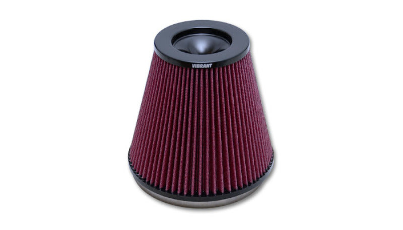 Vibrant The Classic Perf Air Filter 5in Cone OD x 7in Height x 7in Flange ID Air Filters - Universal Fit Vibrant