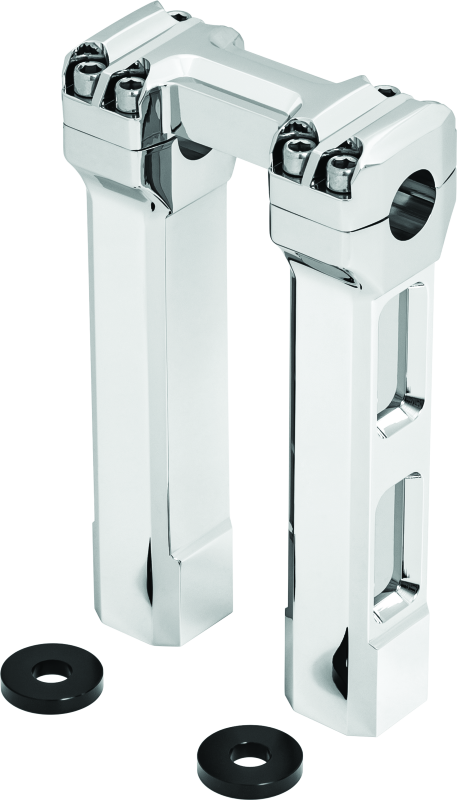Kuryakyn 8inch Billet Handlebar Risers Chrome Handlebars Kuryakyn