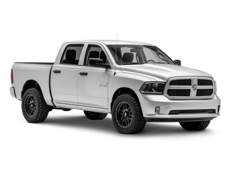 Raxiom 09-18 Dodge RAM 1500/2500/3500 Axial Series Headlights w/ LED Bar- Black Housing (Clear Lens) Headlights Raxiom