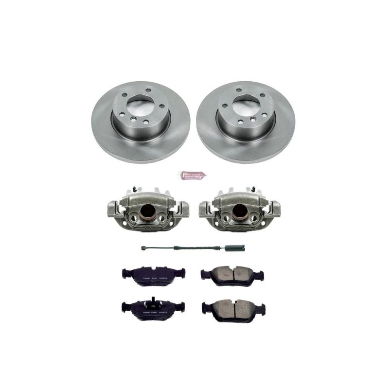 Power Stop 95-99 BMW 318ti Front Autospecialty Brake Kit w/Calipers Brake Kits - OE PowerStop
