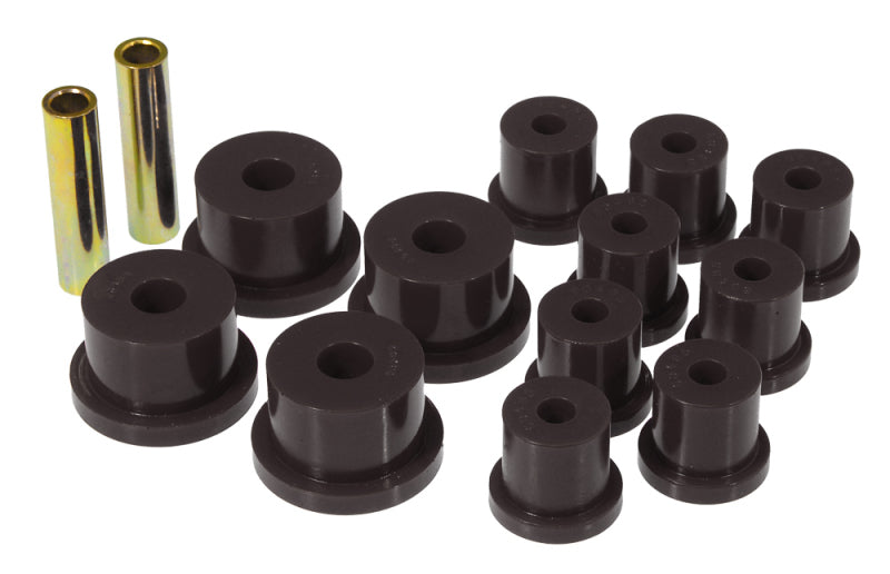 Prothane 64-73 Ford Mustang Rear Spring & 1/2in Shackle Bushings - Black Bushing Kits Prothane