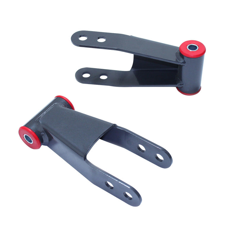 MaxTrac 02-08 Dodge RAM 1500 2WD/4WD 2in Rear Lift Shackles Shackle Kits Maxtrac